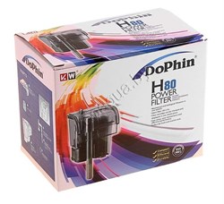 Навесной фильтр, Dophin H-80 (KW) 2.5 вт,190л./ч.,с регулятором - фото 18497