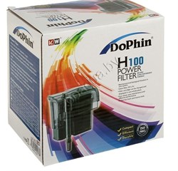Навесной фильтр, Dophin H-100 (KW) ,3.4вт,350л./ч.,с регулятором - фото 18503