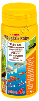 Sera Vipagran baby 50ml/24g корм в гранулах для мальков  (0700) - фото 19119