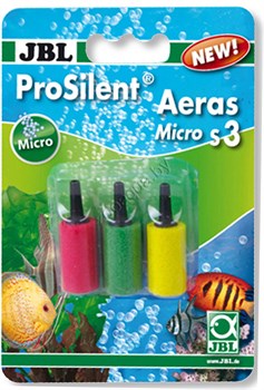 JBL ProSilent Aeras Micro S3 - Комплект их трех разноцветных распылителей цилиндрической формы 15х26 мм для получения особо мелких пузырьков				 - фото 22733