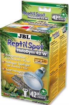 JBL ReptilSpot HaloDym 42W - Галогеновая неодимовая лампа для освещения и обогрева террариума, 42 ватта - фото 22801