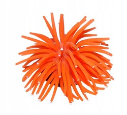YM-1106C Декор из силикона "Коралл мягкий" (оранжевый) 10*10*6.5см - фото 23720