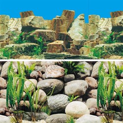 Плоские камни/Камни с растениями (двухсторонний) 50см - фото 24660
