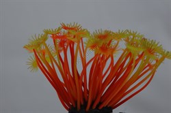 Коралл силиконовый желто-красный 5х5х10см - фото 25233