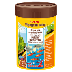 SERA Vipagran baby NATURE 100ml/48g корм в гранулах для мальков - фото 25682