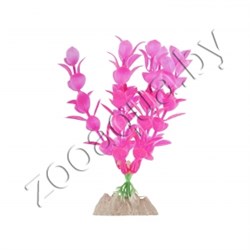 Растение пластиковое GLOFISH флуоресцентное розовое 20,32см - фото 26881