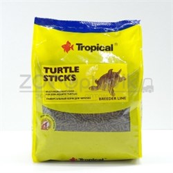 Turtle Sticks Универсальный корм для всех видов черепах в виде плавающих палочек, 1 кг.(пакет) - фото 29240