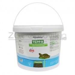 АкваМеню ТЕРРА 11L/3,5кг основной корм для водных черепах в виде плавающих гранул - фото 29252