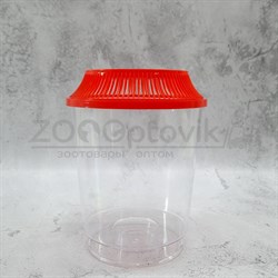 Аквариум пластик KW Zone PT-100 1 литр для петушков - фото 30469