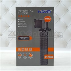 Внутренний фильтр Hidom AP-2000L 30 W., 1600лч, с аэратором, аквариум до 350 литров - фото 32085