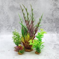Набор из четырех искусственных растений (7,5 см, 10 см, 15 см, 22 см) YS-70303 - фото 33442