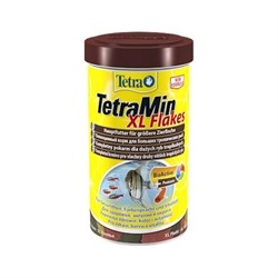Tetra Min XL Flakes – основной корм для долгой и здоровой жизни, 1000 мл. - фото 36198