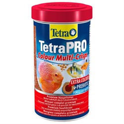 TetraPro Colour 250 мл. - Высококачественный корм в виде чипсов д/всех видов рыб для усиления и насыщенности красок - фото 36228