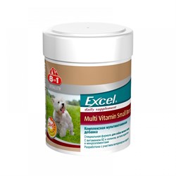 "Excel Multi Vitamin Small Breed" 8in1 (70 таб.) – Кормовая добавка для собак малых пород, Германия - фото 36306