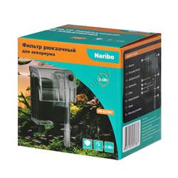 Фильтр навесной (рюкзачный) Naribo 3,5 Вт 280 л/ч - фото 38416