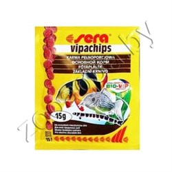 Sera Корм для рыб Vipachips, пакетик, 15 г - фото 38675