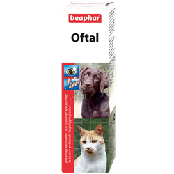 Beaphar OFTAL-Augenpfl 50ml / Средство для чистки глаз у собак и котов - фото 38854