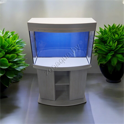 Аквариум Aqua "телик" на 180 л с Led освещением и тумбой - фото 45732