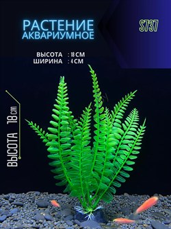 Купить Искусственное растение для аквариума ZooAqua, керамика и пластик, 18x4x3 см