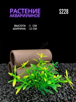 Купить Искусственное растение для аквариума ZooAqua S228, 2.5x5 см, керамика, пластик