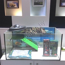 Черепашатник Aqua на 100 л. готовый комплект с оборудованием и декором - фото 48372