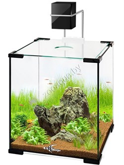 Купить Аквариум кубический Biodesign Q-Scape 6.5, 6,5 л, 19×19×23 см, силикатное стекло Pilkington Optifloat, 4 мм