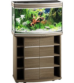 Купить Аквариум Biodesign Altum Panoramic 135, силикатное стекло Pilkington Optifloat™, 5 мм, 135 л, 81x41x53 см, шторка для автокормушки, ясень шимо