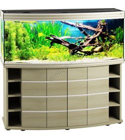 Купить Аквариум Biodesign Altum Panoramic 450, силикатное стекло Pilkington Optifloat™, 8-10 мм, 450 л, 151x61x63 см, шторка для автокормушки, белёный дуб