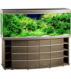 Купить Аквариум Biodesign Altum Panoramic 700, силикатное стекло Pilkington Optifloat™, 10 мм, 680 л, 181x66x72 см, шторка для автокормушки, ясень шимо