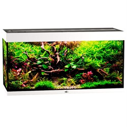 Купить Аквариум Biodesign Атолл 350, силикатное стекло Pilkington Optifloat™, 8-10 мм, 340 л, 126x51x65 см, шторка для автокормушки, белый