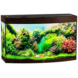 Купить Аквариум Biodesign Панорама 200, силикатное стекло Pilkington Optifloat™, 8 мм, 205 л, 101x46x60 см, шторка для автокормушки, венге