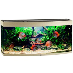 Купить Аквариум Biodesign Панорама 250, силикатное стекло Pilkington Optifloat™, 8 мм, 252 л, 126x46x60 см, шторка для автокормушки, беленый дуб
