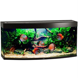Купить Аквариум Biodesign Панорама 250, силикатное стекло Pilkington Optifloat™, 8 мм, 252 л, 126x46x60 см, шторка для автокормушки, черный