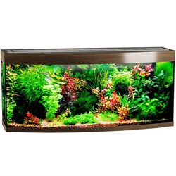 Купить Аквариум Biodesign Панорама 450, силикатное стекло Pilkington Optifloat™, 10 мм, 420 л, 151x56x68 см, шторка для автокормушки, золотой орех