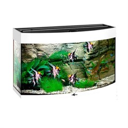 Купить Аквариум Biodesign Панорама 60, силикатное стекло Pilkington Optifloat™, 4-5 мм, 58 л, 56x32x44 см, шторка для автокормушки, белый