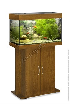 Купить Аквариум Biodesign Риф 80, силикатное стекло Pilkington Optifloat™, 4-6 мм, 82 л, 71x33x46 см, шторка для автокормушки, золотой дуб