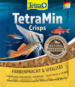 TetraMin Crisps — полнорационный корм в чипсах для декоративных рыб, 12 г - фото 50826