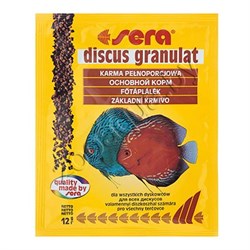 Корм для дискусов Sera Discus Granules Nature, гранулы, пакетик 12 г - фото 50914