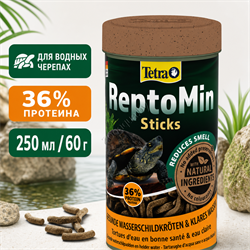 Tetra ReptoMin Sticks 250 мл / 60 г — корм для водных черепах