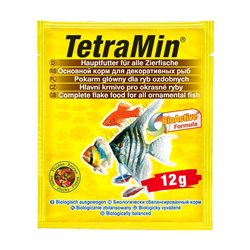 TetraMin Flakes — корм в хлопьях для декоративных рыб, 12 г - фото 51130