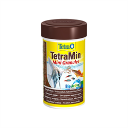 TetraMin Mini Granules — корм в мини-гранулах для небольших рыб, 100 мл (45 г) - фото 51131