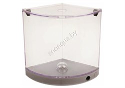 Мини-аквариум Dophin T201 1,4 л с трёхцветной LED-подсветкой — вид спереди