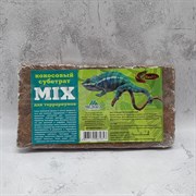 Террариумный субстрат MIX 250 гр - смесь 20 кокосовой крошки и 80 кокосовых чипсов