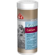 "Exsel Calcium" 8in1 (155 таб.) –  Кормовая добавка (кальций) для собак, Германия