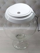 Белая крышка для аквариума 10 литров с Led светильником
