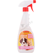 Средство для устранения запаха и меток Amstrel "Оdor control" для кошек и собак, без аромата, 500 мл