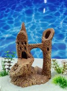 Декорация для аквариума из керамики Замок ZooAqua, 17,5x14 см купить в Минске