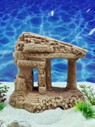 Купить Декорация для аквариума №20 ZooAqua "Античные руины", керамика, 20.5x19 см, цвет глины