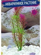 Купить Искусственное растение для аквариума и террариума ZooAqua, зелено-фиолетовое, 30 см