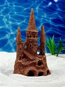 Купить Декорация для аквариума ZooAqua Замок 12x10x22 см, керамика, глина